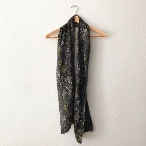 Light floral scarf
